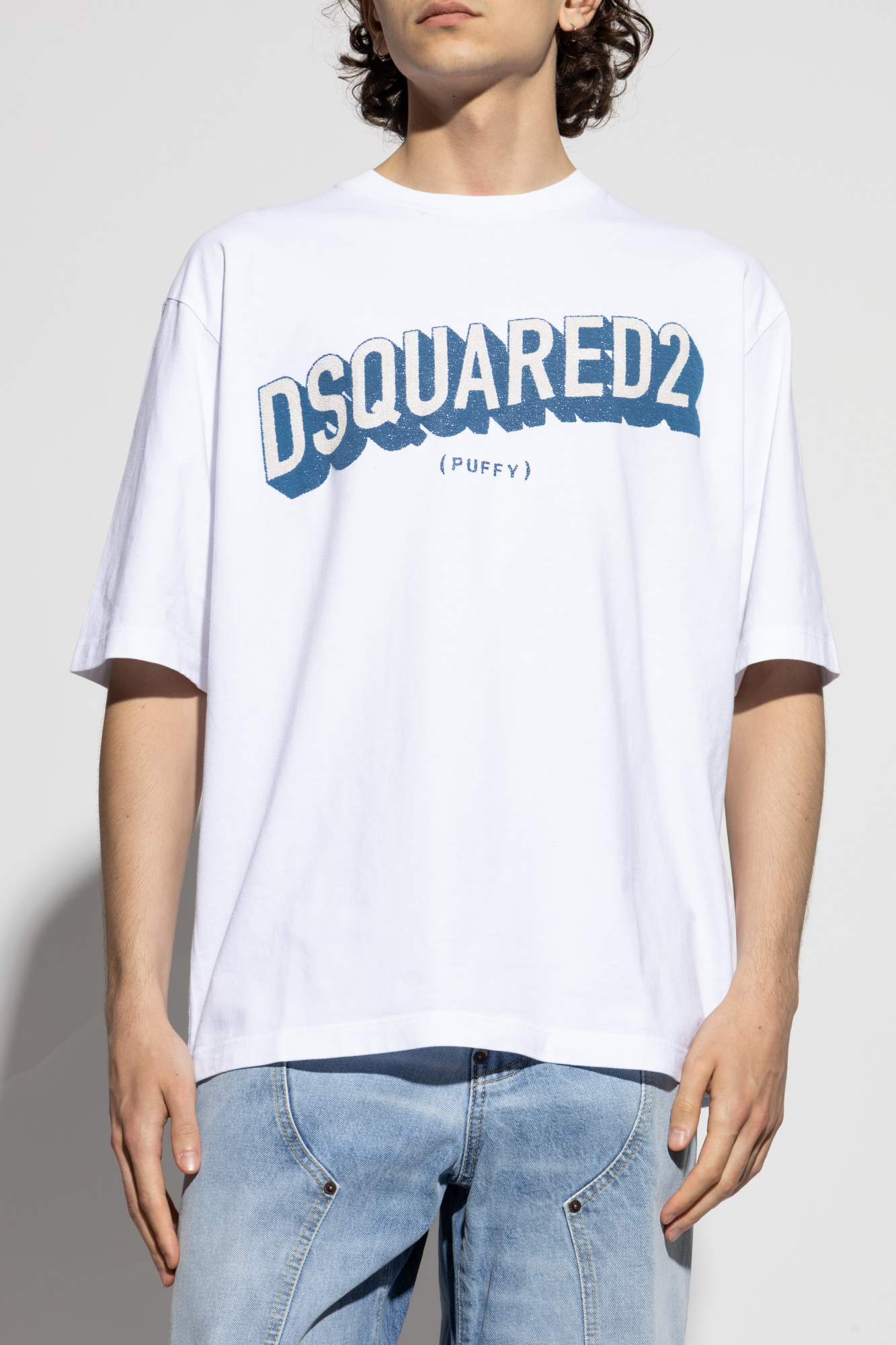 Tシャツ・カットソー Dsquared2 White T-Shirt With Logo White T-shirt with logo Dsquared2 - Vitkac AS